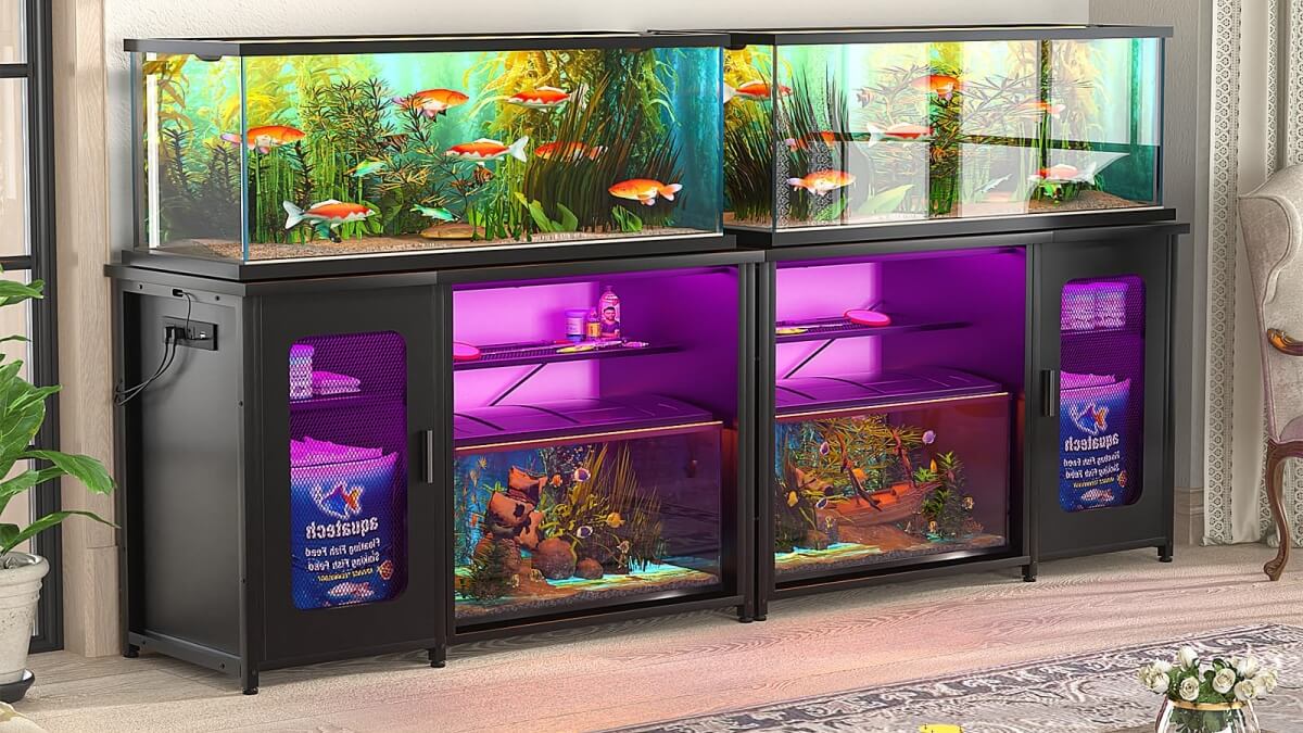 Unikito 55-75 Gallon Aquarium Stand - A Great Choice for Fish and Reptile Keepers