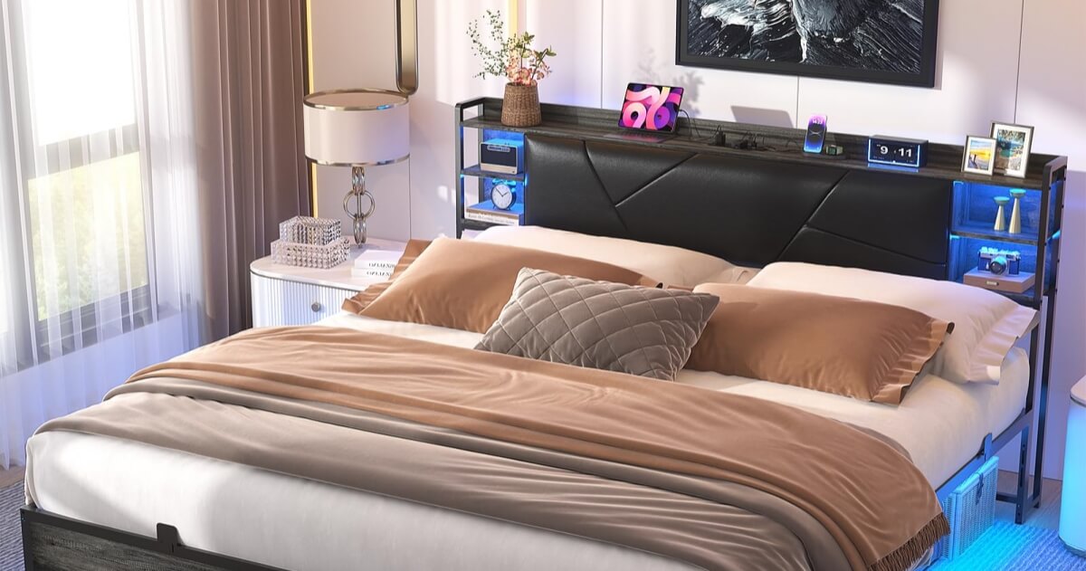 Why Choose Bed Frame with Headboard Storage?