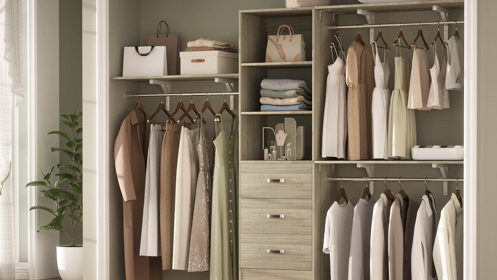 Buy Closet System with Drawers for A Tidy Home Life