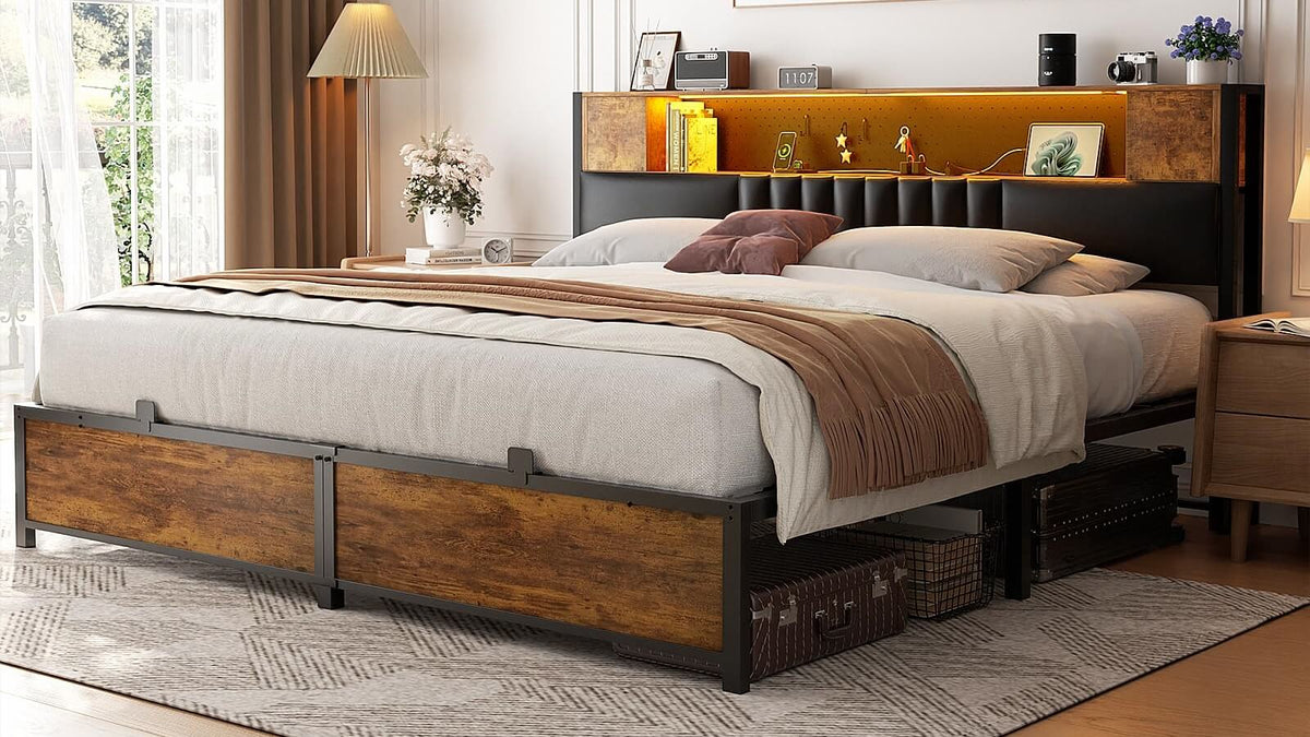 Bed Frame | King Size, Queen Size, Full Size and Twin Size Bed Frame ...