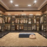 3-in-1 Closet Systems, Walk-in Closet System with Drawers and Shelves